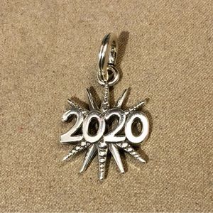 🆕 Brighton 2020 charm Silver starburst Beaded detail Limited edition NWOT